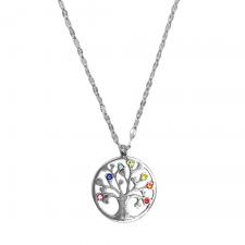 Stainless Steel Chain w/ Tree of Life Pendant